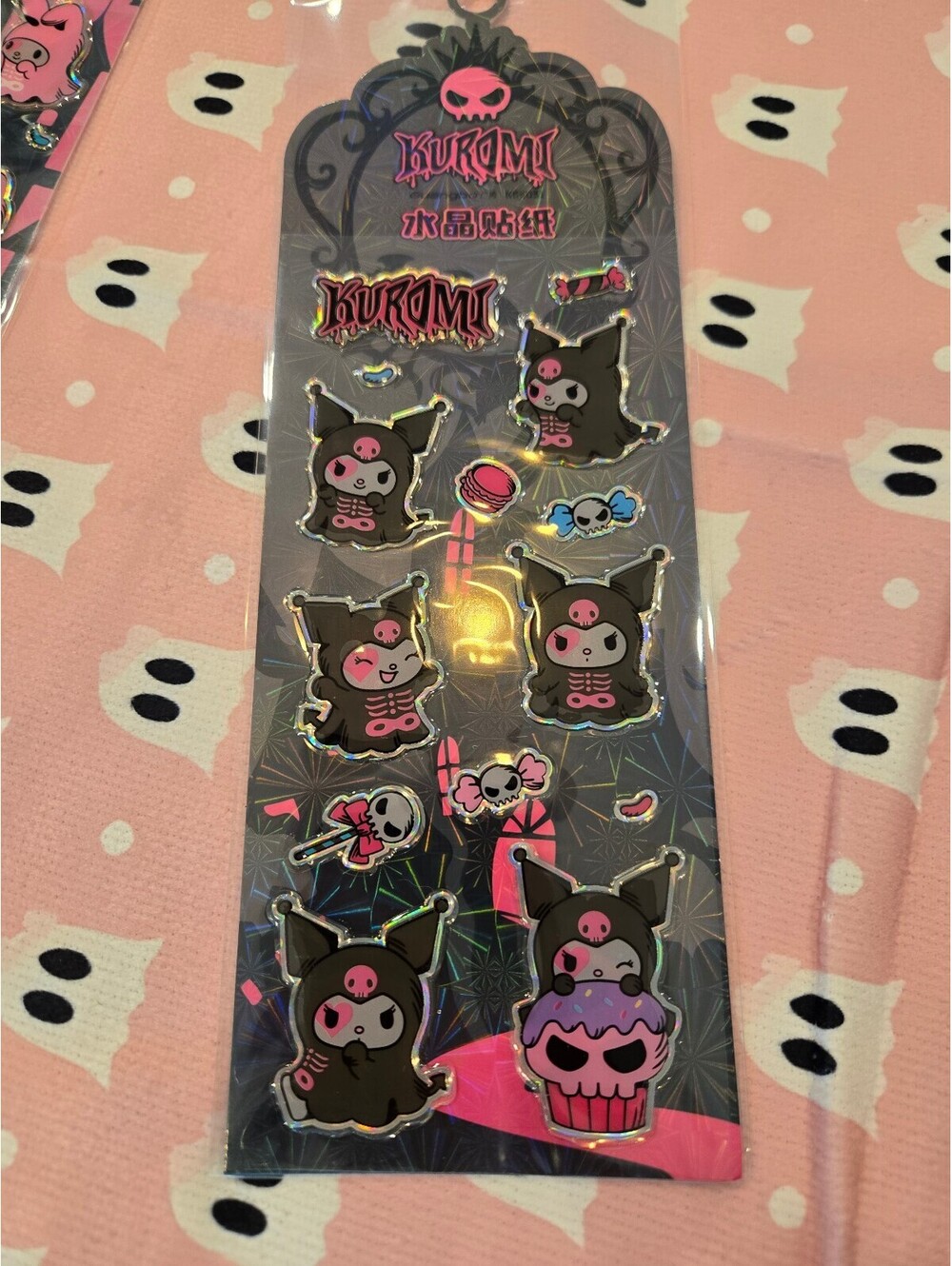 Kuromi Halloween sticker sheet